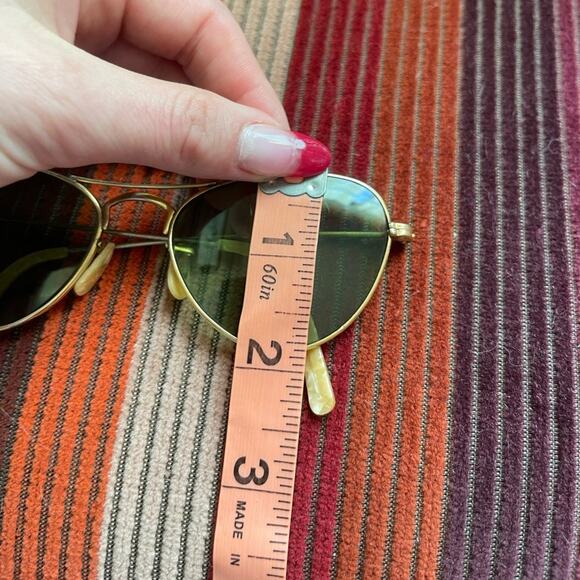 50s-60s Vintage Cat Eye Glasses w Gold Frames - Picture 4 of 9